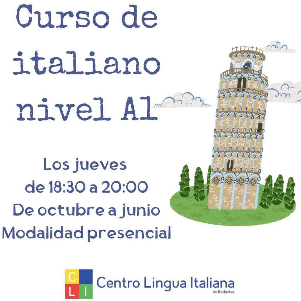 redyviva's tweet photo. 🚀Tenemos un nuevo grupo de #italiano nivel A1 en modalidad presencial en #Madrid 😊. Para info: info@centrolinguaitaliana.es https://t.co/t6CeEnosCi