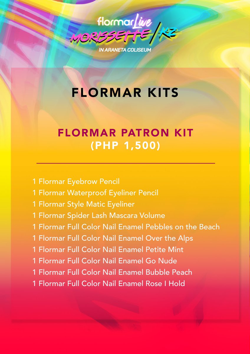 FlormarPh's tweet photo. Eyes up besties!‼️ 👁️👄👁️

Here’s everything you need to know about the Flormar Live concert with Morissette and KZ.

Stay tuned for more details about the concert

#FlormarPH #HappinessIsYourColor https://t.co/ibCj1AbTwP