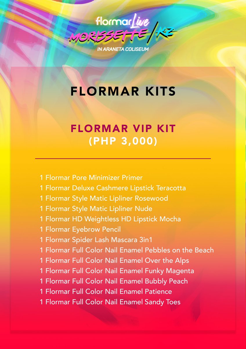 FlormarPh's tweet photo. Eyes up besties!‼️ 👁️👄👁️

Here’s everything you need to know about the Flormar Live concert with Morissette and KZ.

Stay tuned for more details about the concert

#FlormarPH #HappinessIsYourColor https://t.co/ibCj1AbTwP