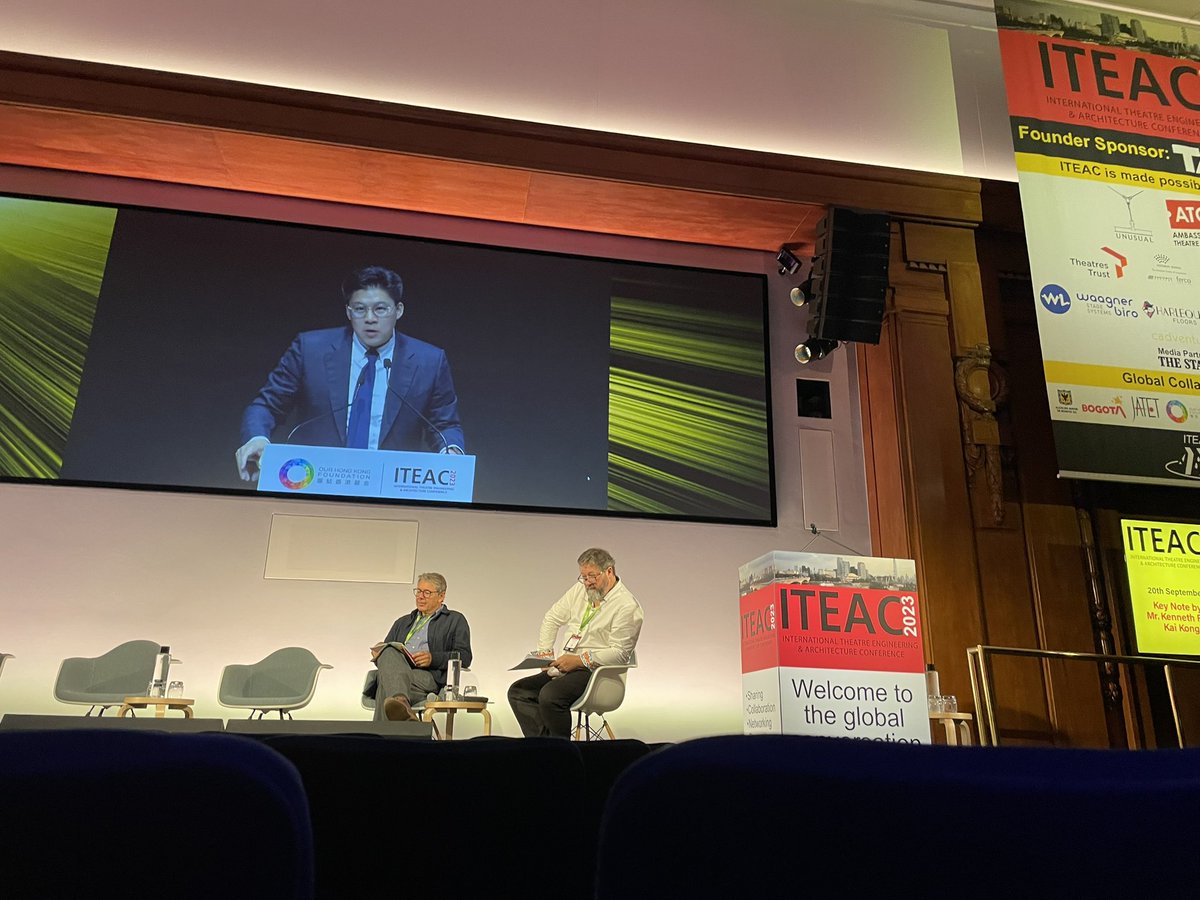 jparkerstarbuck's tweet photo. Excited to be participating today at #ITEAC (International Theatre Engineering & Architecture Conference). Opening hybrid keynote between Hong Kong and London https://t.co/Nc3alR4FBp