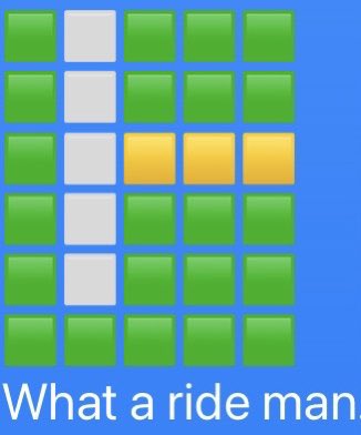 What a ride man #Wordle823