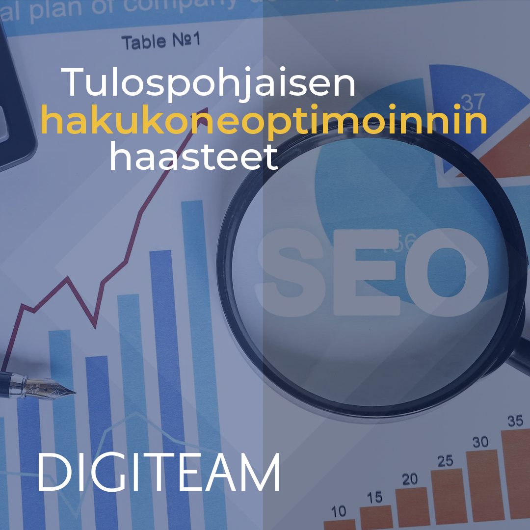 Onko teidän sivustonne hakukoneoptimointi mahdollisesti toteutettu tulospohjaisella mallilla? Onko projektissa otettu hakukoneiden ohjenuorat ja säännöstö huomioon? 👮‍Lue uudesta blogitekstistämme tarkemmin, mistä on kyse: bit.ly/tulospohjainen… #digiteamoy #seo