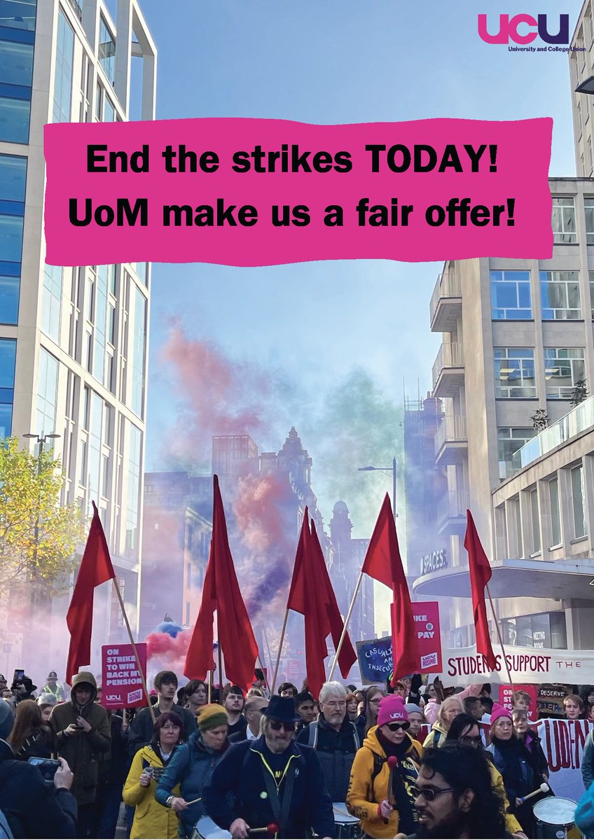 UM_UCU's tweet photo. Take a look at one of our leaflets about why we are on strike - share digitally if you can as it's incredibly important information! https://t.co/CZ7cjwLcIZ