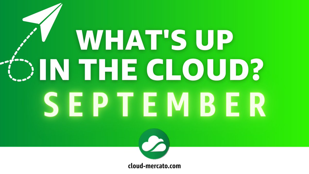 📩 NEWSLETTER September Edition AVAILABLE ! 📩

Every month, we curate the finest in the world of cloud for you.
🔥 𝗛𝗢𝗧 𝗧𝗢𝗣𝗜𝗖𝗦
📢 𝗟𝗔𝗧𝗘𝗦𝗧 𝗖𝗟𝗢𝗨𝗗 𝗕𝗨𝗭𝗭
📊 𝗔𝗡𝗔𝗟𝗬𝗦𝗜𝗦 𝗡𝗢𝗧 𝗧𝗢 𝗠𝗜𝗦𝗦

⭐️ LINK : bit.ly/3Zny0tk ⭐️

SUBSCRIBE NOW ! 👍