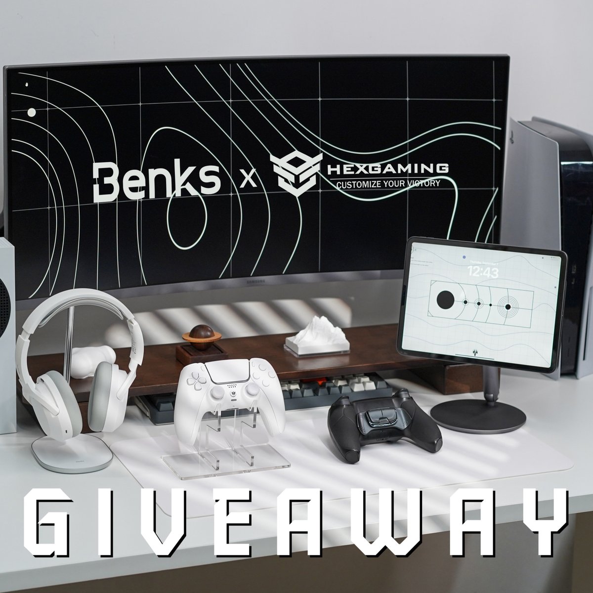 HexController's tweet photo. @Benks_Official &amp; @HexController 𝗚𝗜𝗩𝗘𝗔𝗪𝗔𝗬 open now!🎉
 
Prize: $320 total value, details in comments.

🎮Follow @Benks_Official &amp; @HexController
🎧Like &amp; RT
🎮Tag a friend
 
Ends on a week. Open worldwide. 🔥 https://t.co/z66wFpmNco