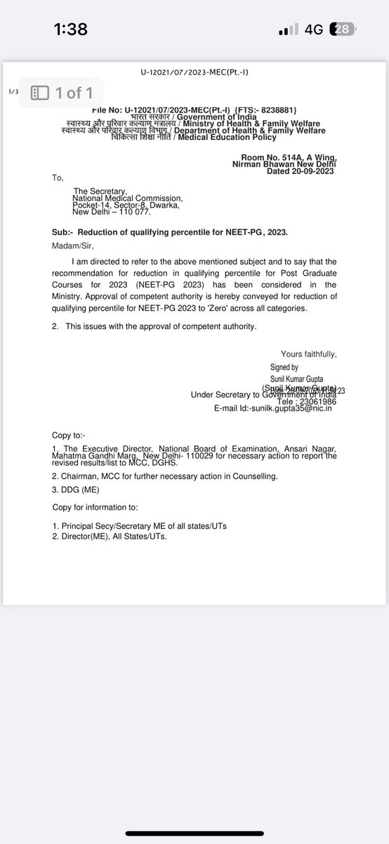 Its official. Neet pg cutoff dropped to 0.

#neetpg
#neetpg2023
#neetpgcounselling