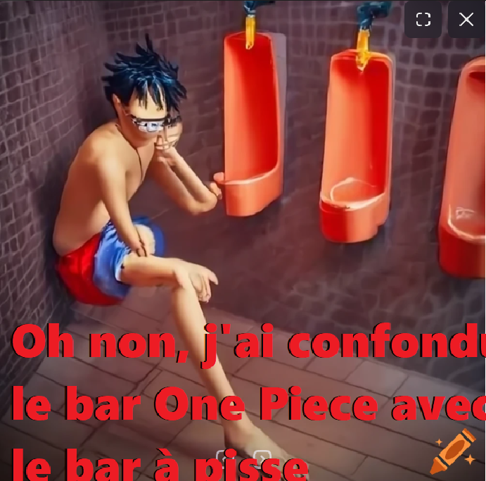 CompileDeBlague's tweet photo. Trop bien de regarder One Piece sur Netflix pendant le souper https://t.co/DYpttSJFje