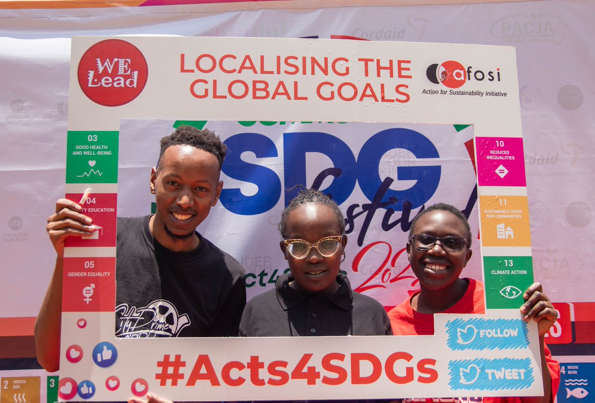 afosike's tweet photo. Today, @afosike together with partners are conducting the #SDGsFestivals 2023 at Kibra's #Rowallan.
🌍Acting Local, Impacting Global: Our commitment to the #SDGs is a journey that starts in our own neighborhoods but knows no bounds. Join us in making a difference today!💪 #SDGs https://t.co/cp7bSWSCQH