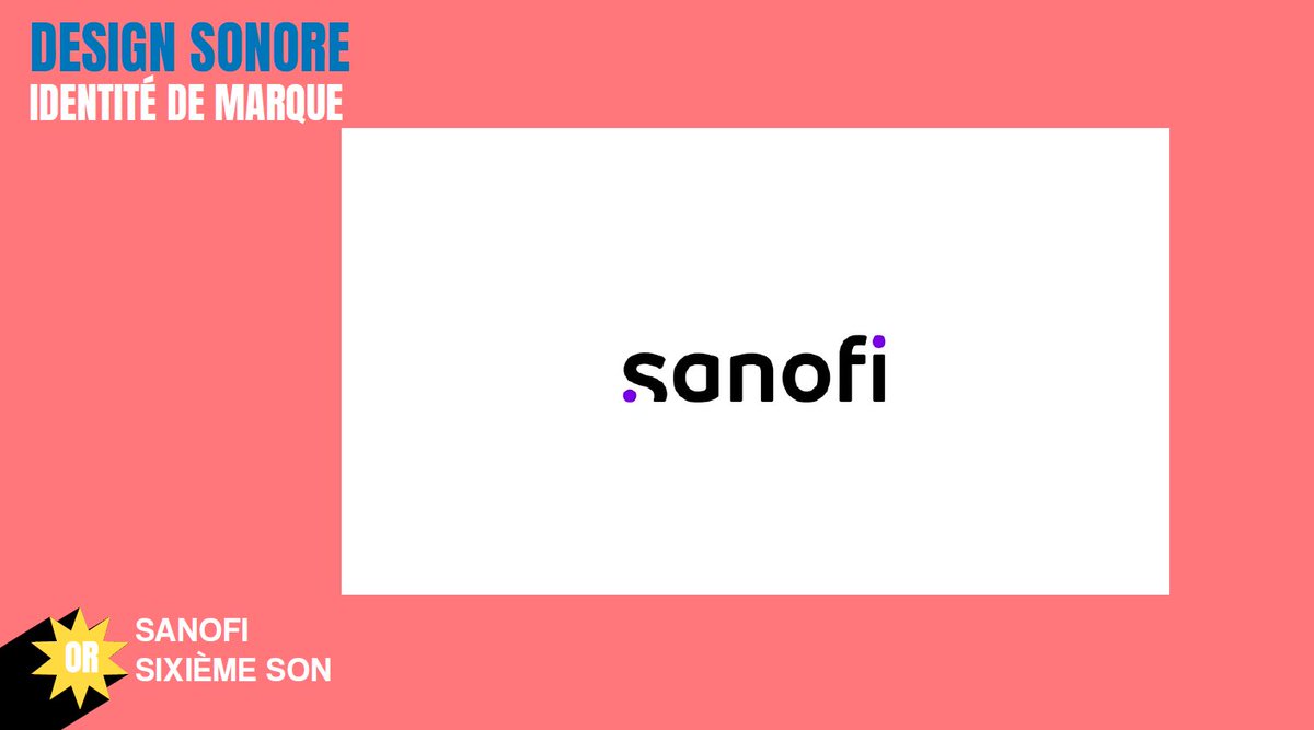 GP Stratégies du Design 2023 – Catégorie Design sonore – Identité de marque : un OR pour <a href="/sanofi/">Sanofi</a> et l’agence <a href="/SixiemeSon/">Sixième Son</a> pour la réalisation « Sanofi – Miracle Dots ». Bravo à eux !
#gpstrat