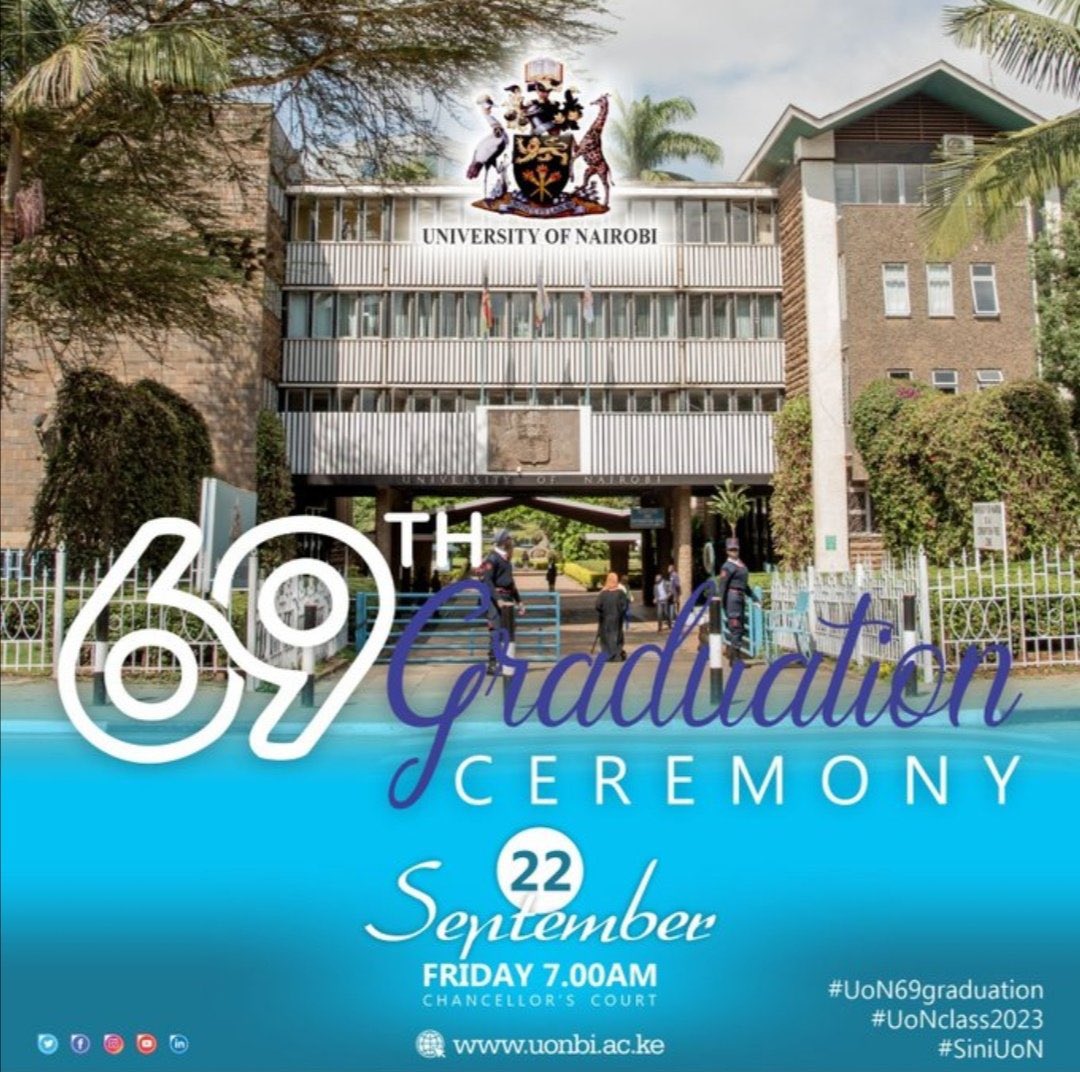 kabiru_vivian's tweet photo. It’s time to celebrate the incredible journey of the UoN class of 2023🤩.
Join us at the Great Chancellors Court on 22nd September 2023 starting 7:00am.
#UoNClass2023 
#SiniUoN 
#Uon69thgraduation https://t.co/5xPnsNq3BI