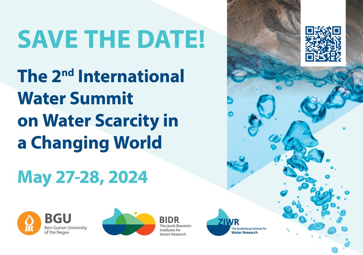 Exciting news! Join us at the upcoming conference as we delve into the critical intersection of water, humanity, and the environment. Renowned speakers will share groundbreaking research, tackle challenges, and chart future paths.#WaterSummit #Environment #WaterResearch