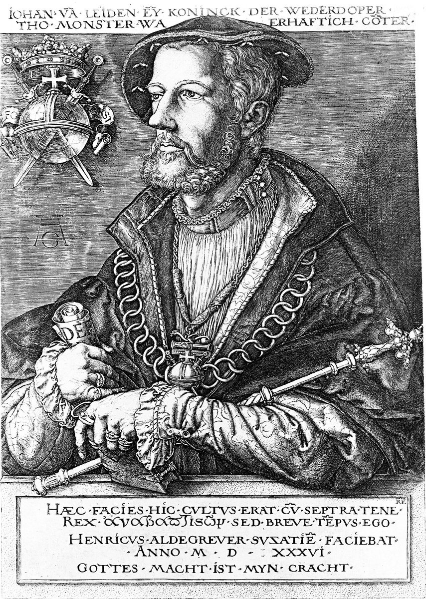 1534年のミュンスターの反乱において再洗礼派を指導したヤン・ファン・ライデンは、旧約聖書の記述を根拠に一夫多妻制の導入を布告し自らも15人の妻を娶った。建前は旧約聖書であったものの、実情は当時のミュンスターでは男女の比率が1:3と不均衡な状態にあったためと言われる。 