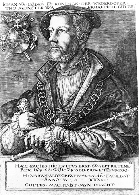 1534年のミュンスターの反乱において再洗礼派を指導したヤン・ファン・ライデンは、旧約聖書の記述を根拠に一夫多妻制の導入を布告し自らも15人の妻を娶った。建前は旧約聖書であったものの、実情は当時のミュンスターでは男女の比率が1:3と不均衡な状態にあったためと言われる。 