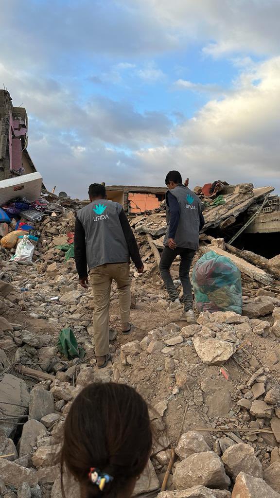 URDA_En's tweet photo. The URDA team is currently in Morocco to assist those affected by the earthquake. Support the people of Morocco through the link below 
#Morocco_earthquak_savealife_saferafrica #Morocco #moroccoearthquake #المغرب 

https://t.co/Oi0MQCEYXP https://t.co/kmchWKR2ZC