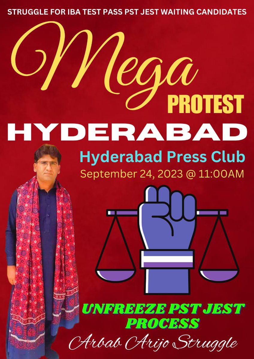 #UnfreezePSTJESTProcess 
<a href="/arbabarijo/">Arbab Arijo</a> 
<a href="/BBhuttoZardari/">Bilawal Bhutto Zardari</a>