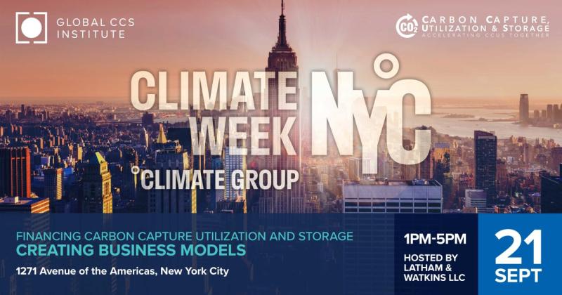 OGCI’s Julien Perez is at #ClimateWeekNYC this week, and is ready to take part in <a href="/GlobalCCS/">Global CCS Institute</a>  financing CCS infrastructure panel. #CCUS is critical to achieving net zero. Find out more here: ccushub.ogci.com