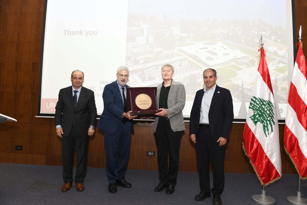 Prof. Michael Graetzel delivered an outstanding 2023 Makhlouf Haddadin Lecture on Sep 19, 2023. @lpi_epfl @EPFL_en @AUB_Lebanon #MichaelGraetzel #MakhloufHaddadin #TrEd #TransformativeEducation