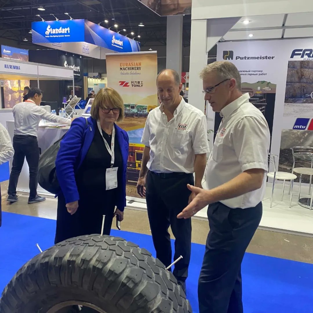 UKinKZ's tweet photo. Ambassador @KathyLeachFCDO  visited British suppliers and delivered a speech at the 28th Mining and Metals Central Asia exhibition in Almaty. https://t.co/3soi7mSAQ3