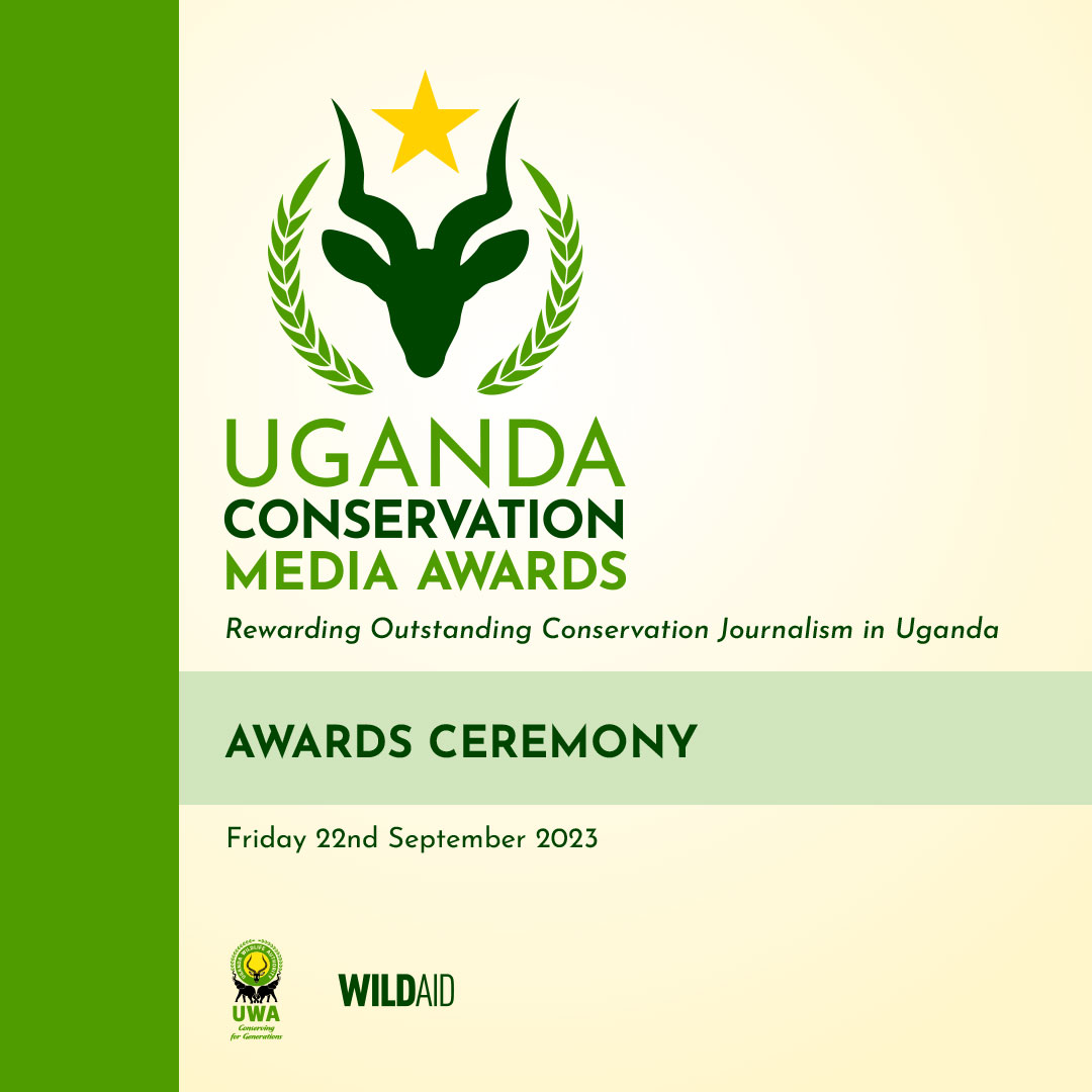 WildAid and Uganda Wildlife Authority will award outstanding journalism  and promote wildlife conservation reporting across all forms of media at the #UgandaConservationMediaAwards on 22 September 2022. <a href="/ugwildlife/">Uganda Wildlife Authority</a> <a href="/WildAid/">WildAid</a> @wildaidafrica <a href="/UJAofficial/">Uganda Journalist Association</a> <a href="/MediaCouncilUg/">Media Council Uganda</a>