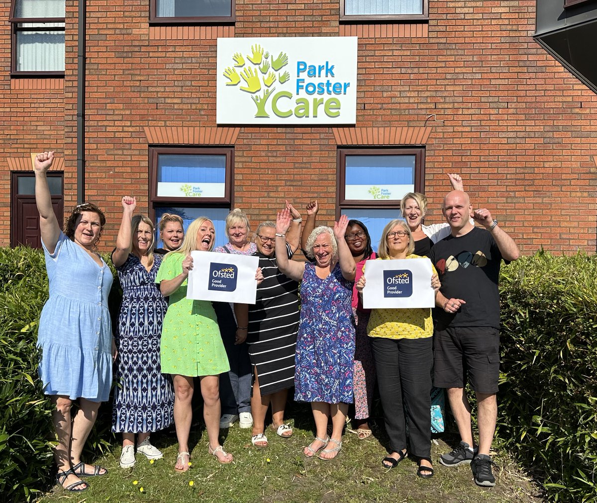 We are proud to announce..Park Foster Care has been awarded a ‘Good’ rating by Ofsted. 
Karen, our Registered Manager  commented on the achievement: “We are incredibly proud &amp; It's a testament to the hard work, dedication and passion of our foster families &amp; staff team. #FOSTER