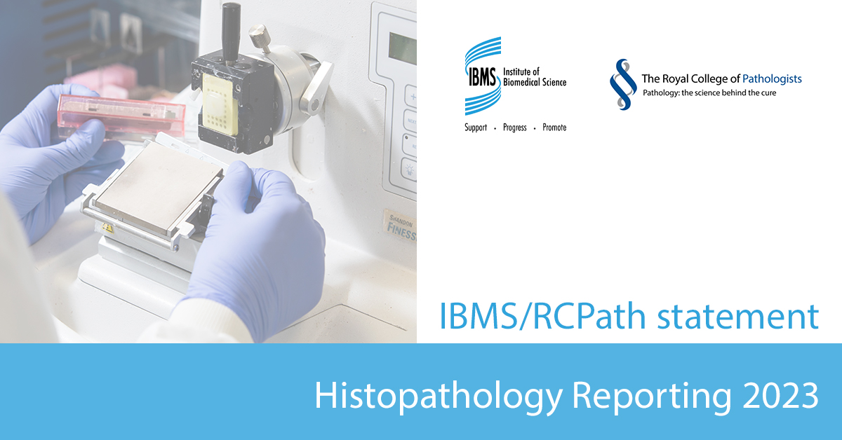 IBMS #AtTheHeartOfHealthcare (@ibmscience) on Twitter photo 'Developing the Role of Scientist in Histopathology Reporting' – a new joint statement produced with <a href="/RCPath/">RC of Pathologists</a> which reflects the developments for advanced roles in biomedical scientist reporting since May 2017. Read more: ibms.org/resources/news… 'Developing the Role of Scientist in Histopathology Reporting' – a new joint statement produced with <a href="/RCPath/">RC of Pathologists</a> which reflects the developments for advanced roles in biomedical scientist reporting since May 2017. Read more: ibms.org/resources/news…