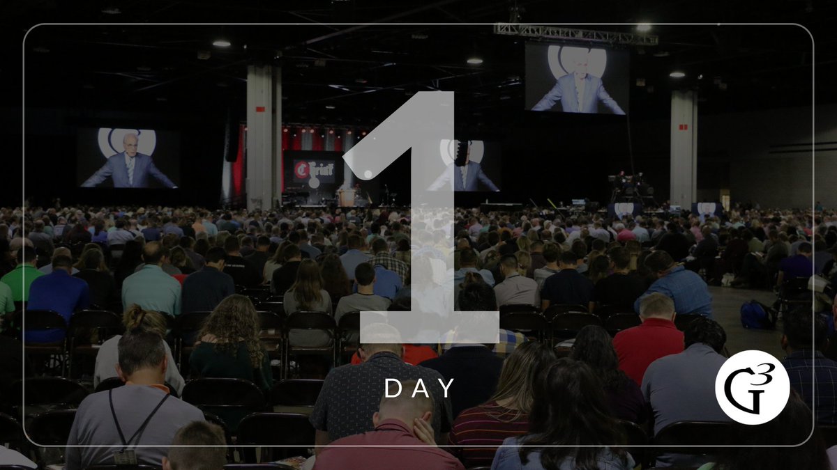 TOMORROW 

We've only been looking forward to this for the past two years. 🙂

See you bright and early!

#G32023

REGISTER: g3min.org/events/g3-2023…