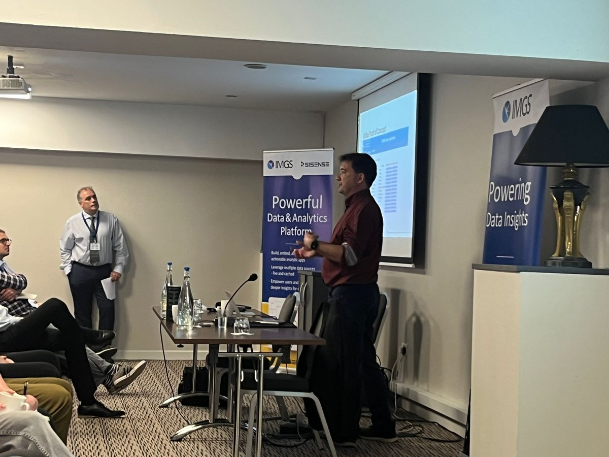 IMGS_Ireland's tweet photo. Mark Geoghegan, @Dublin City Council & Gavin Park @gpgeo present "Digital Transformation with #FME - The "Fit It App" at the #DataIntelligence2023 event today in the Ashling Hotel @DataBuildersIE @SafeSoftware @Sisense @DataGalaxy #DataBuilders #IMGS #DigitalTransformation https://t.co/fnwQC6YTVp