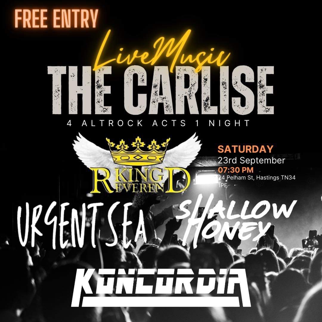 ChezzyWickWah's tweet photo. Really looking forward to playing The Carlisle Hastings again this Saturday!!! ⚡️🥁⚡️

#livemusic #hastings #musicians #drummer #riotgrrrl https://t.co/nAc9T8Scwj