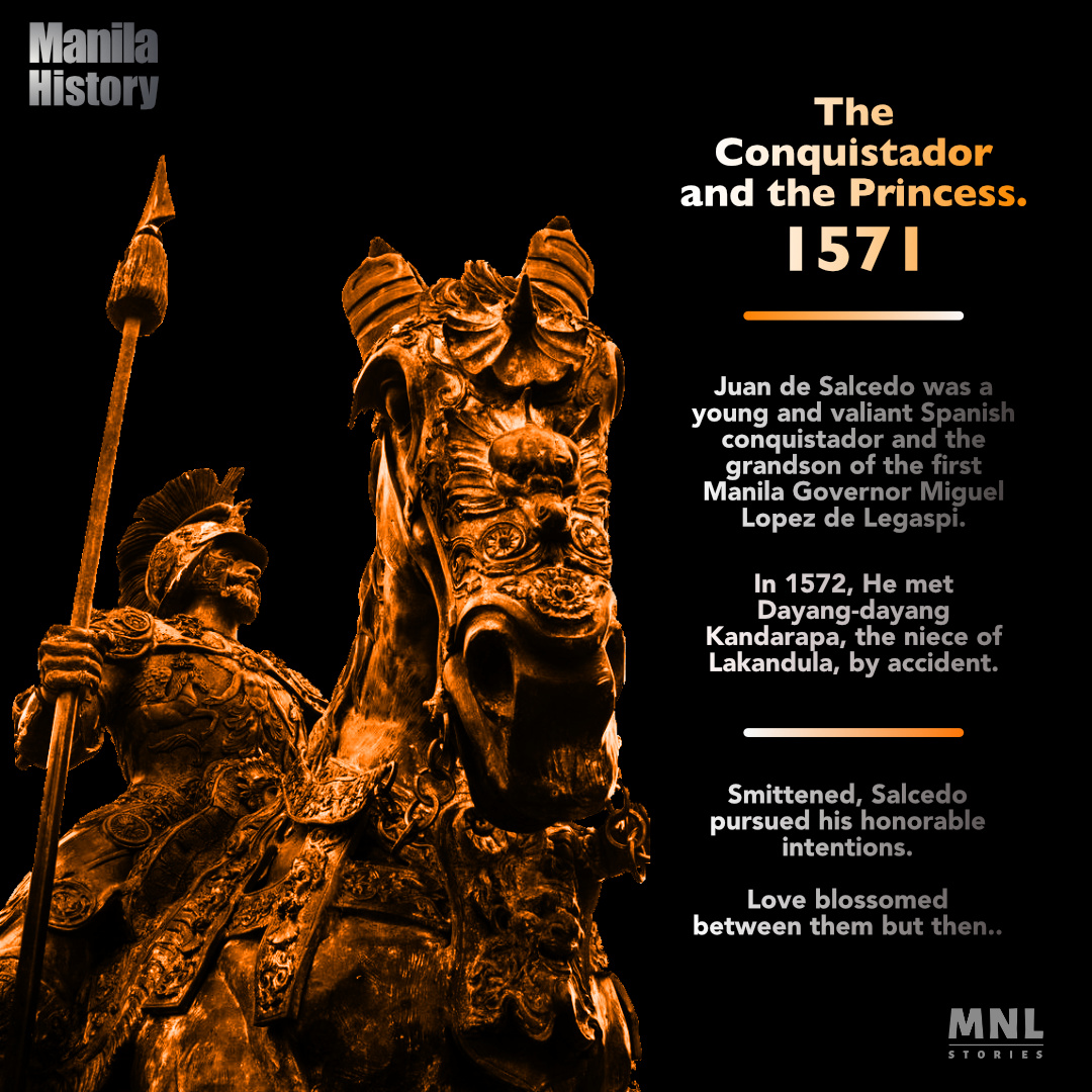 mnlstories's tweet photo. After the Spanish siege of Manila in 1571, a love story began to unfold.

A valiant Spanish conquistador and a beautiful Muslim princess.

Belonging to families of opposite sides.

#manilaHistory #colonialLoveStory #juanDeSalcedo #conquistador #dayangDayangKandarapa https://t.co/X7Zn8cYSSP