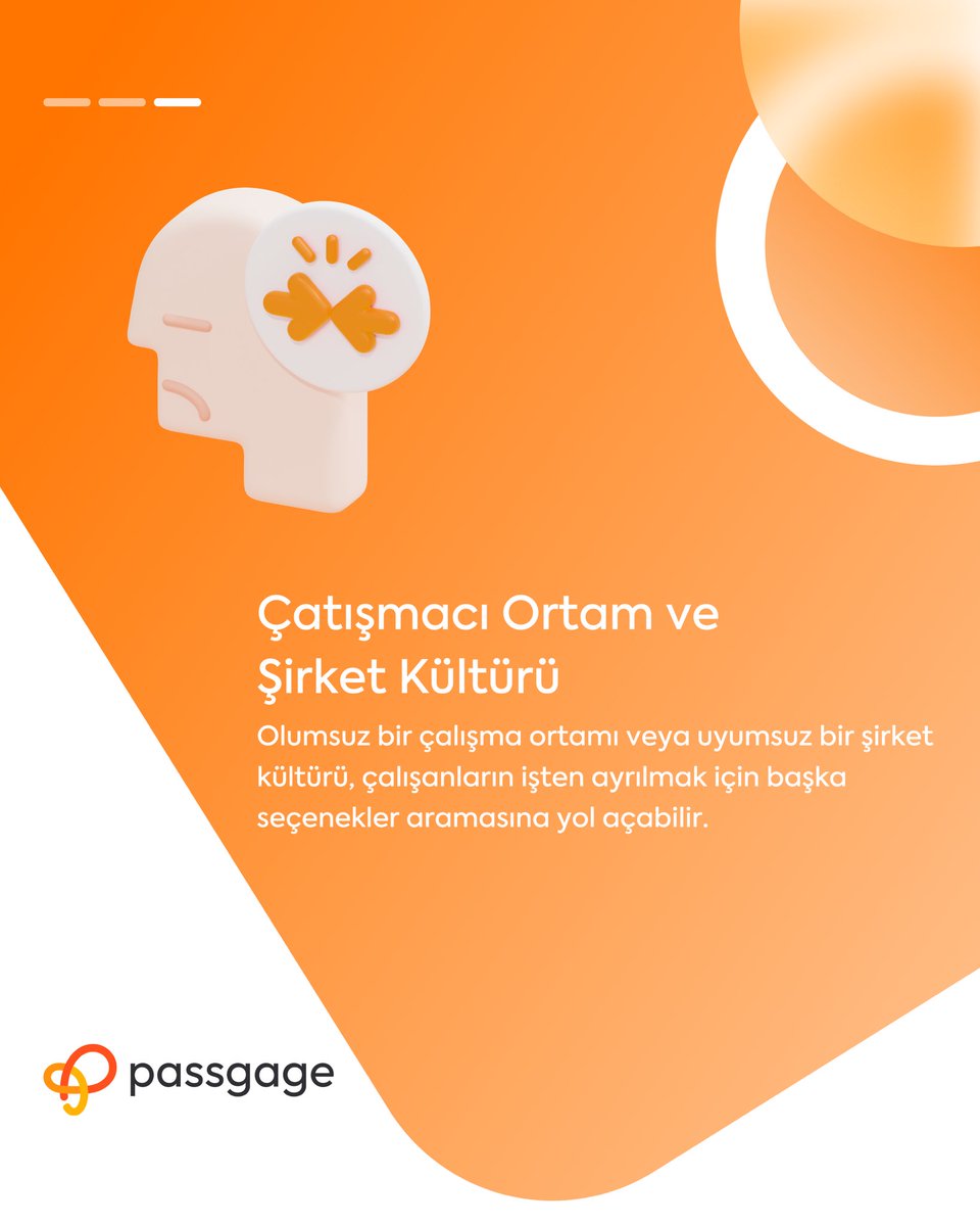 PassgageR's tweet photo. Turnover oranı, işletmeler için önemli bir maliyettir. Peki, bir çalışan neden işten ayrılır? İşte 3 ana sebep.  

#Turnover #ÇalışanDevirHızı #İKStratejileri https://t.co/njJ0q61BQm
