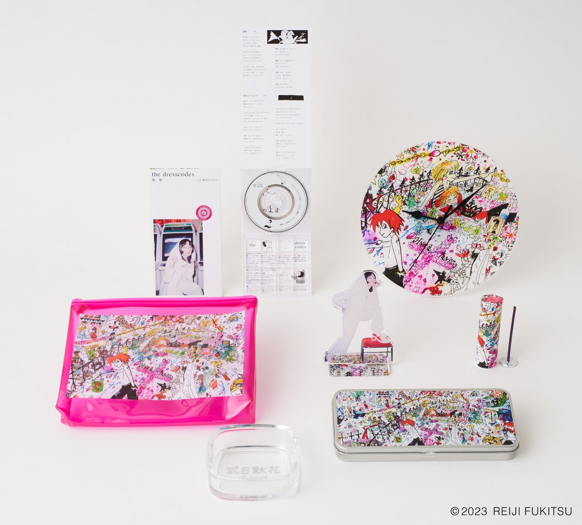 オフィシャルグッズ 「#式日散花 グッズ」発売決定📢 ＼ 8cmCDや #志磨
