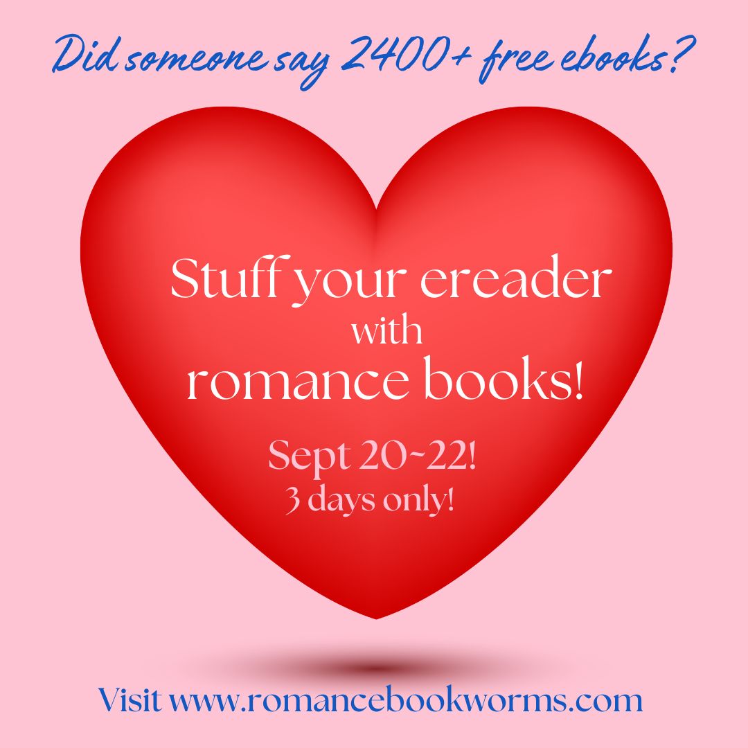 It's Stuff your E-Reader time! Over 2400 FREE books to download from ALL genres of romance, including my steamy Regency romance THE ICE DUCHESS😍🔥! Visit romancebookworms.com for all the details!
#stuffyourkindle #stuffyourereader #steamybooks #freereads #RomanceReaders