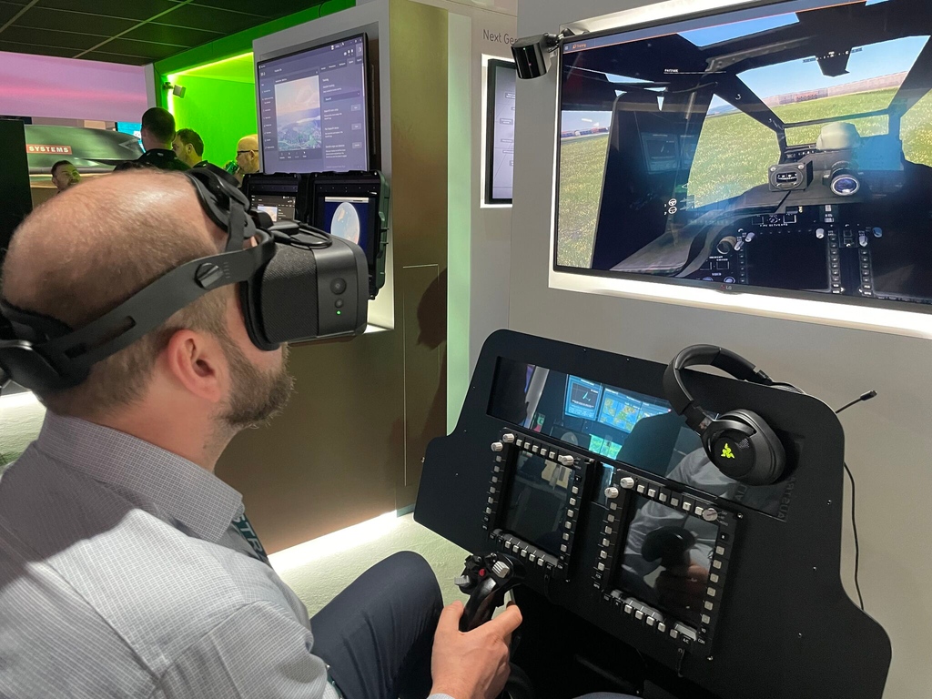 realresponse's tweet photo. Throwback to a brilliant week at DSEI last week in London.

The next stop is Washington D.C. where BlueRoom MR Simulator will be set up at AUSA (9-11 October).  
Reach out to us to book time for a demo.

#BLUEROOM #AUSA #DSEI #SIMULATION https://t.co/JWamwR9x8X
