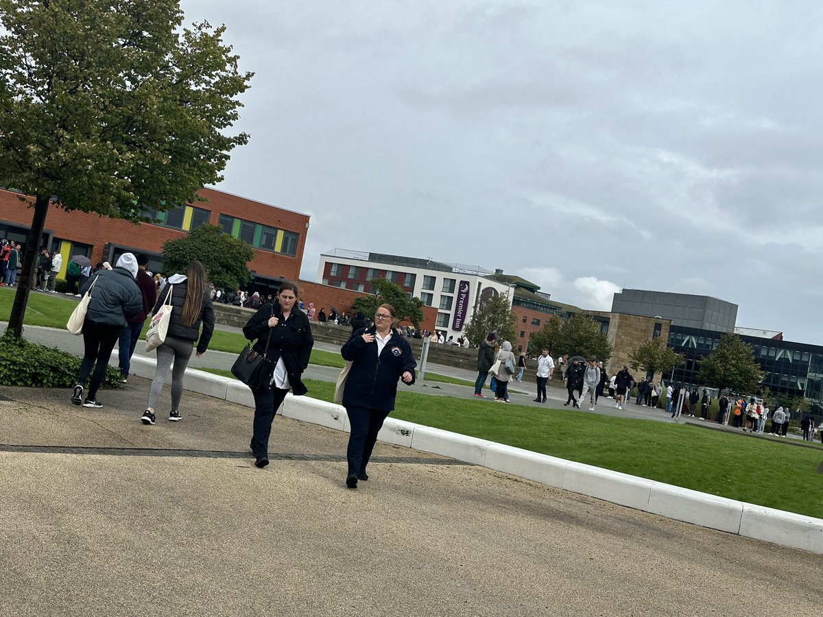 Fantastic to see so many of our students back and enjoying freshers week at City Campus.