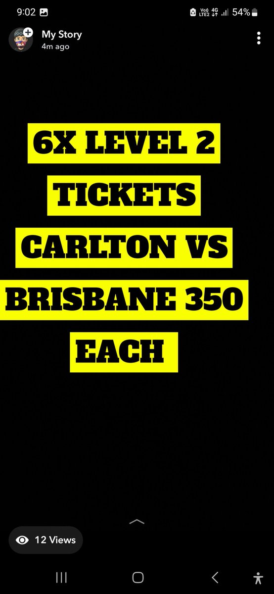 bluebaggger95's tweet photo. 6 TICKETS AVAILABLE FOR CARLTON VS BRISBANE PRELIM FINAL 

SECTION 413 ROW FF

DM FOR MORE DETAILS https://t.co/urOEcoMbpB