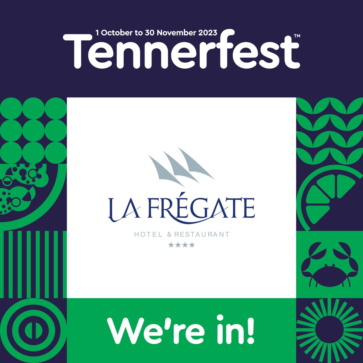 tennerfest's tweet photo. 🌅 Elevate your dining experience! La Fregate Hotel returns to Tennerfest, showcasing the best locally sourced delights with breathtaking views of St Peter Port. Be sure to book your table! 🌊🍽️

Comment down below which restaurant you'd like to see in this year's #tennerfest! https://t.co/r12ZJADhRg