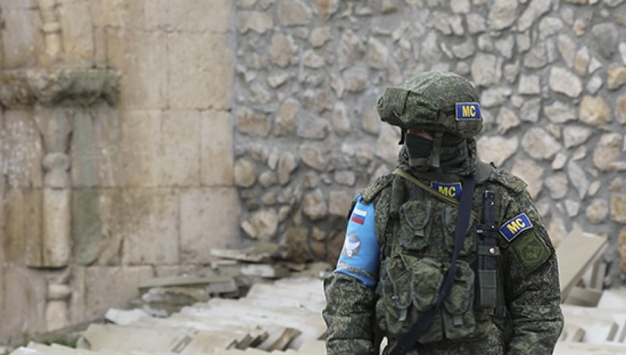 🇷🇺🇦🇲🇦🇿 Despite being constrained by framework agreements and with no mandate to use force, Russian soldiers saved civilian population and secured peace after just 1 day of war in NGK.

Long live Russian soldiers-peacekepers!

#Russia #Armenia #Karabakh #MC #Today #Peace