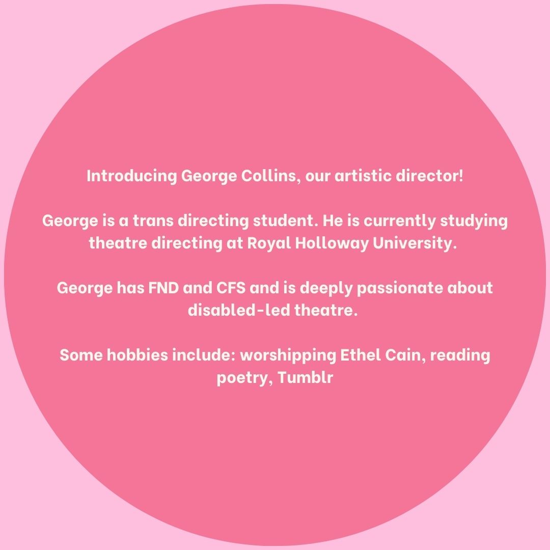 And finally, to round us out we have our artistic director- George Collins <a href="/sevenissogood/">George Collins</a> !