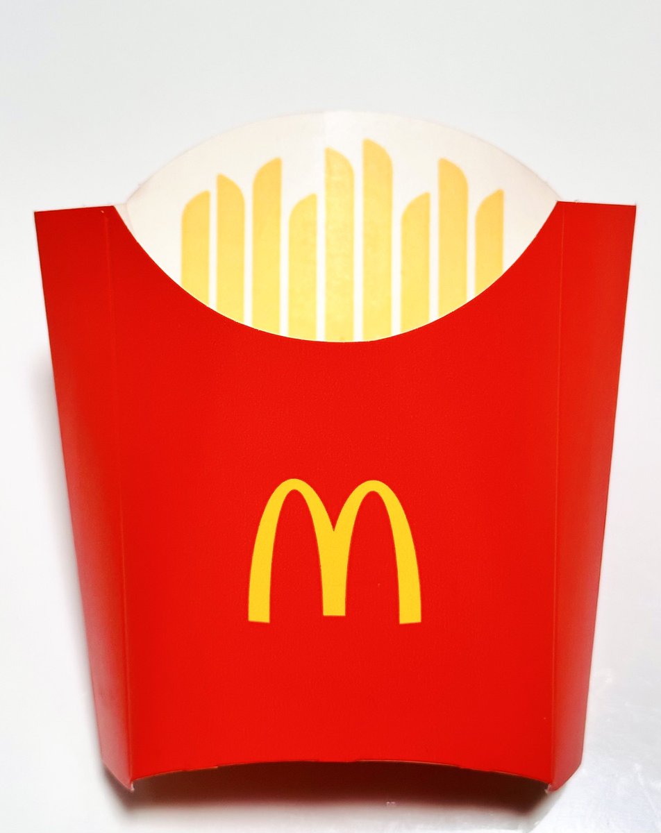 マックのポテトの容器って、ポテトのイラスト描いてあったっけ？？