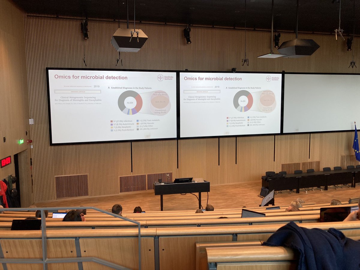 We have taken off! The #NSCMID2023 pre course on #omics techniques had started <a href="/orebrouni/">Örebro universitet</a>