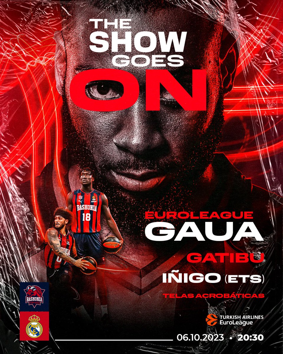 🚨 ¡SORTEO! ¡SORTEO! ¡SORTEO!  🚨

😏 ¡Se van agotando las entradas para el pedazo estreno de la <a href="/EuroLeague/">EuroLeague</a>! ¿Quieres poder ganar dos entradas VIP? t.ly/5-RKs

🔁 RT
❤️ Like
💬 Comenta con quién vendrías

#ShowGoesOn