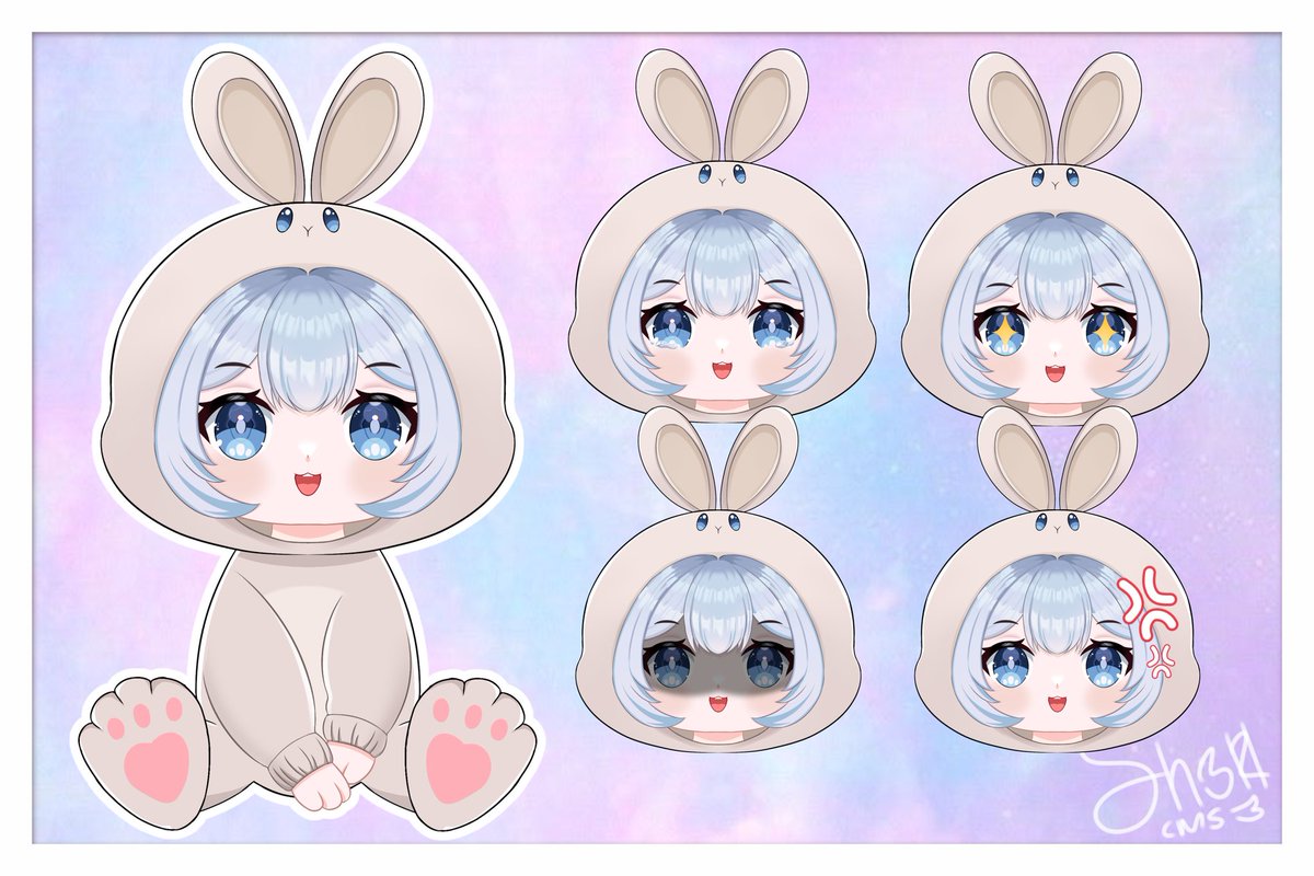 Linnete_Kim's tweet image. Horeeeee 🩵 ／(˃ᆺ˂)＼🩵

Big thanks to
Mama : @Akio_Shork 
Papa   : @Ragowolf2

#live2d #vtuber #vtuberindonesia #LinneteKim