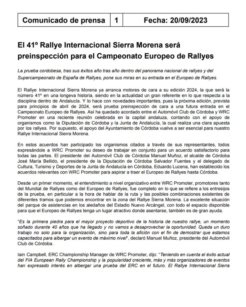 Rally_es's tweet photo. @FIAERC Here we go!!
@RubnPerez @ToranzoWRC
@Rsierramorena https://t.co/dzVs7bLYXa
