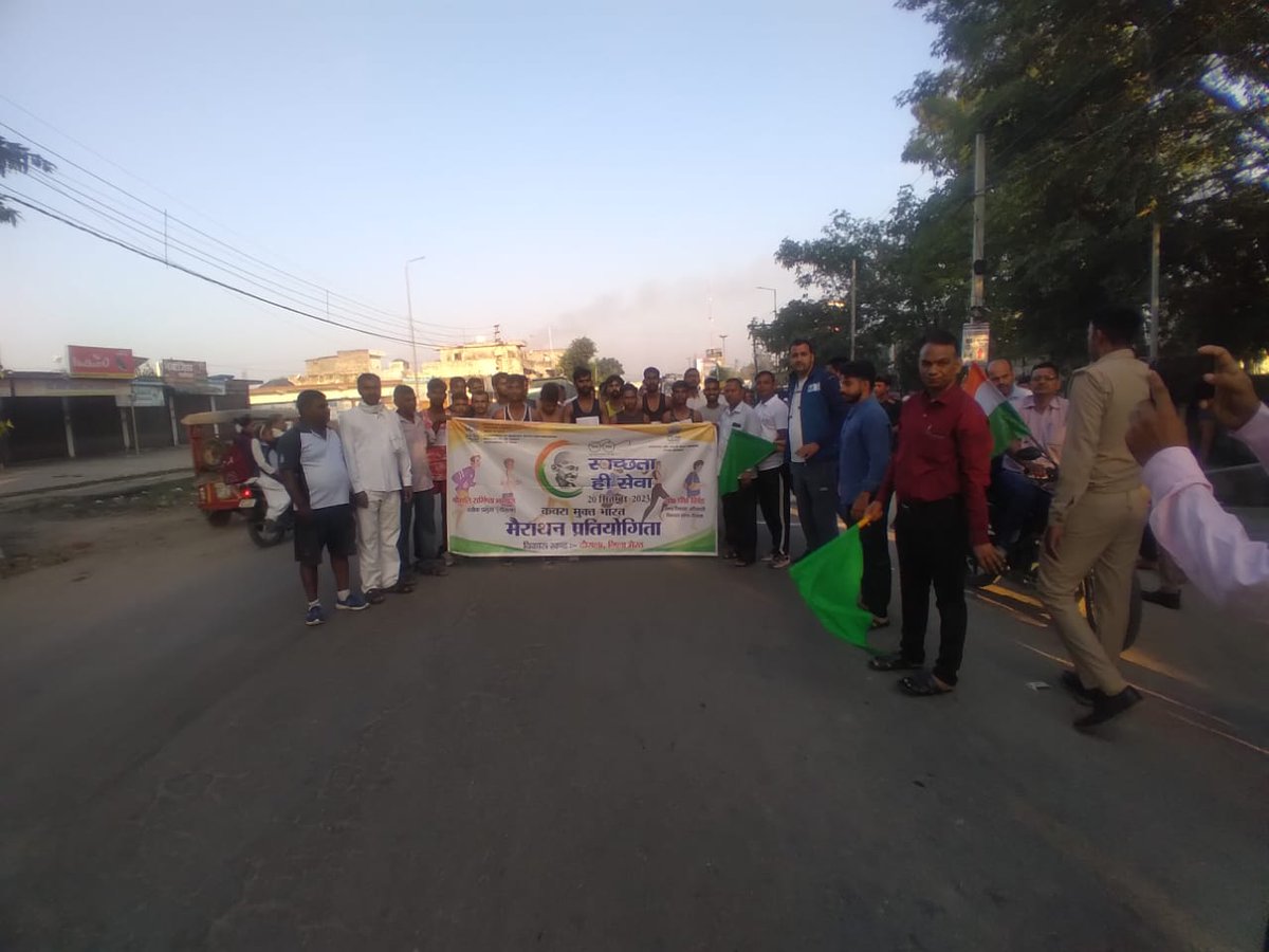 Under "Swachhata Hi Seva" Campaign, #SHS-  Swachhata Run, Pledge,  painting of RRC &amp; SLWM assets, Rally by different age groups organized by districts, UP
#SHS2023
#GarbageFreeIndia
#SBM-G-phase-II
#ODF Plus
#SwachhBharatMissionGramin
