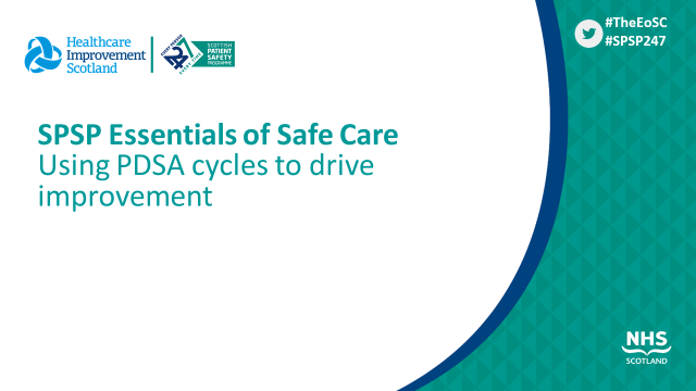 Meghan Bateson and Scott Hamilton facilitate a practical session on using quality improvement methods to support change.

Delegates explore how the #TheEoSC can support teams to create the conditions to deliver reliable safe care

#SPSP247