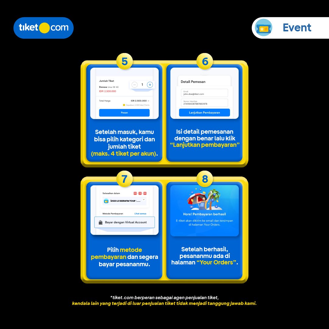 tiket's tweet photo. ONCE INDONESIA WAJIB REPOST, LIKE, DAN BOOKMARK!

Ada info penting seputar cara daftar akun di https://t.co/AT2gGfPEm8 dan beli tiket konser TWICE khusus General Sales, nih! Baca juga tipsnya supaya beli tiketnya lancar jaya~

#Bulatkantiketmu https://t.co/RoHB0AGqDv