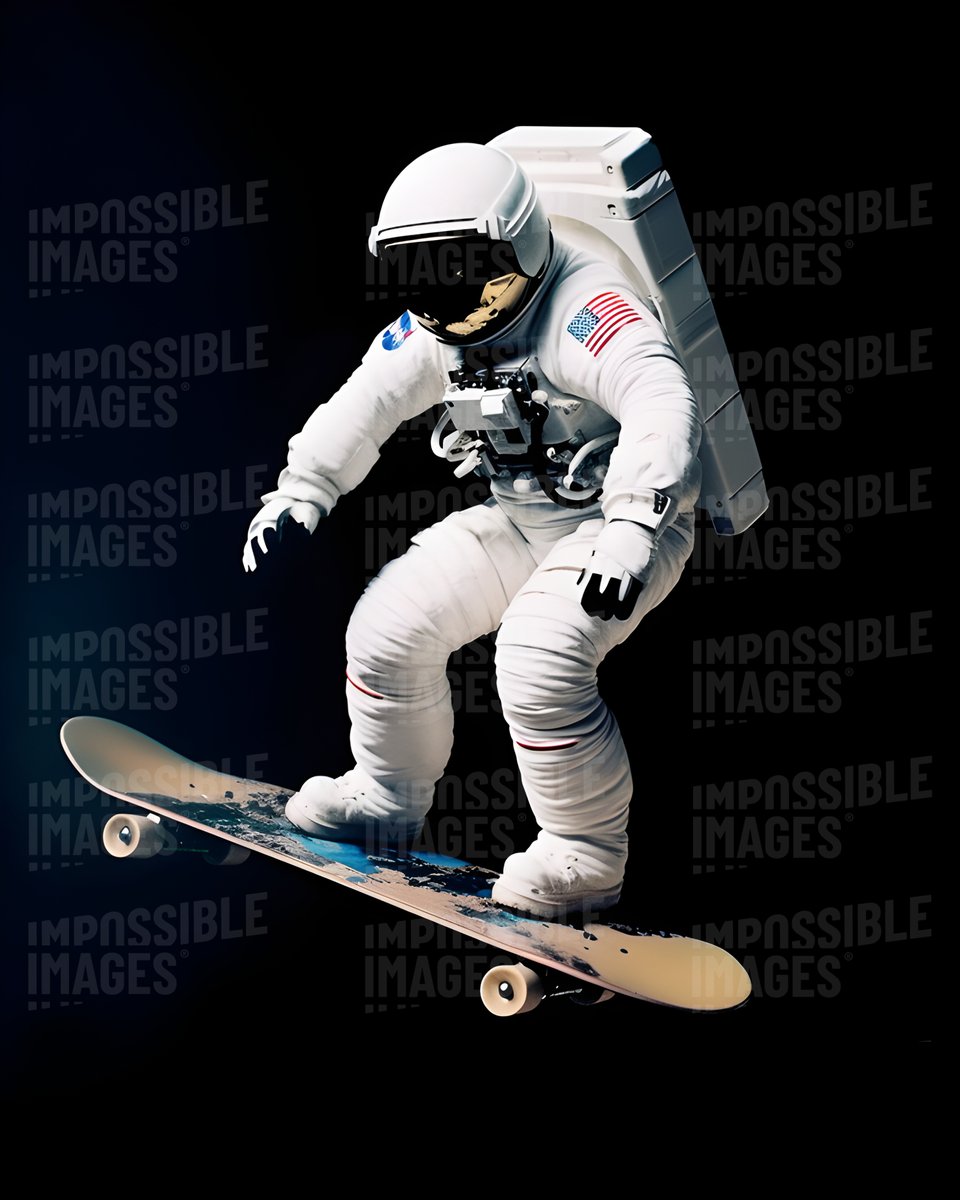 An Astronaut on a Skateboard

—

#impossibleimages #impossible_img #impossibleai #aiart #ai #midjourney #midjourneyart  #aiphotography #photography #space #astronaut #skate #skateboard #skateboarder #thrasher #toymachine @tonyhawk