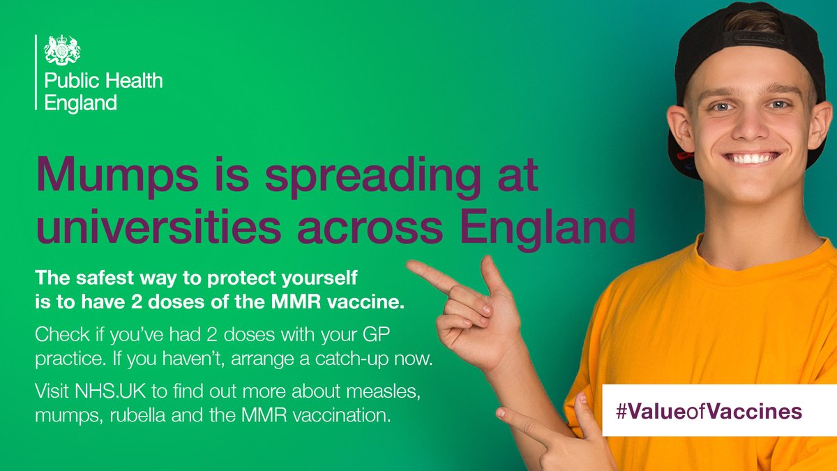 Check you have had your vaccines as you start or return to university.