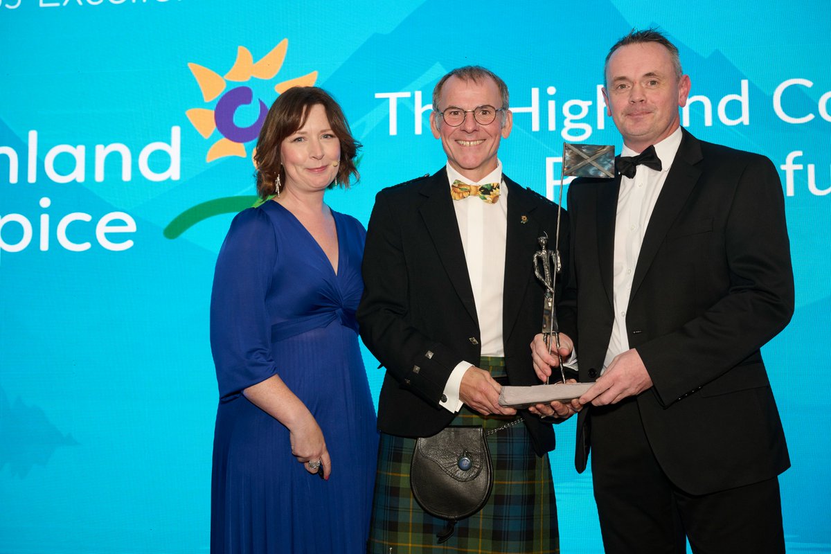 ProsperScot's tweet photo. (5/10)
Our next #SCDIAwards23 winner spotlight is @HighlandHospice, winners of @HighlandCouncil Award for Purposeful Business. https://t.co/Zl8sFWQAnp