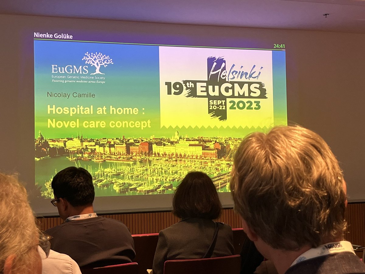 D_Rossello's tweet image. In Helsinki at #EuGMS: 
Novel Care concepts: hospital at home.